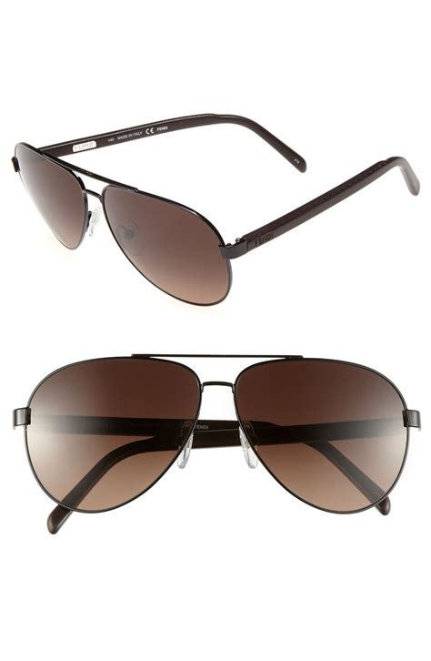 fendi ff aviator metal sunglasses|fendi sunglasses nordstrom.